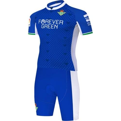 2021 TEAM Green Betis One Piece triathlon Skinsuit Tenue Cyclisme Homme Cycling Equipment Maillot Ciclismo Hombre Cycling Roupa