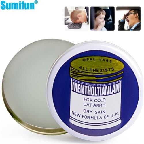 4g Mint Cool Cream Refreshing Cream Headache Dizziness Mosquito Bites Anti-Itching Pain Relief Medical Cream