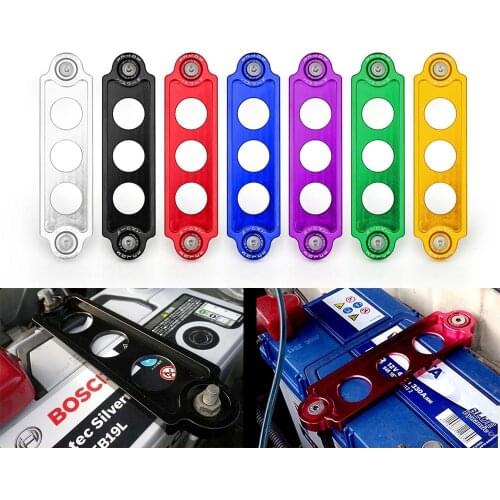 Car Racing Battery Tie Down Hold Bracket Lock Anodized for JDM Honda Civic/CRX 88-00 Car Accessory