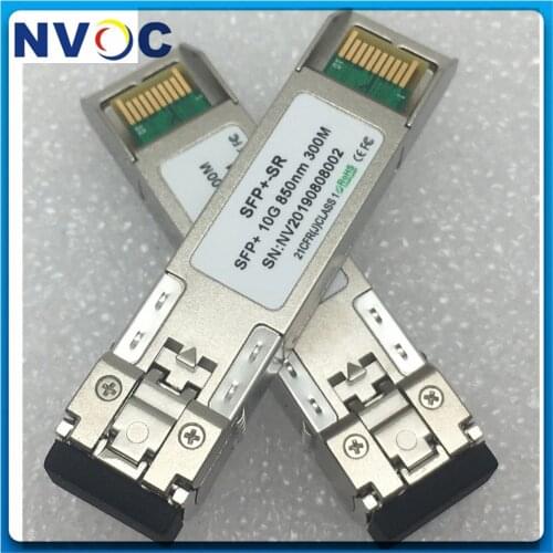 Free Shipping 10G 850nm 300m,MMF,Dual Fiber,LC,SFP+-SR Module,10G Multi Mode Duplex SFP+SR DDM/DOM LC Transceiver Module