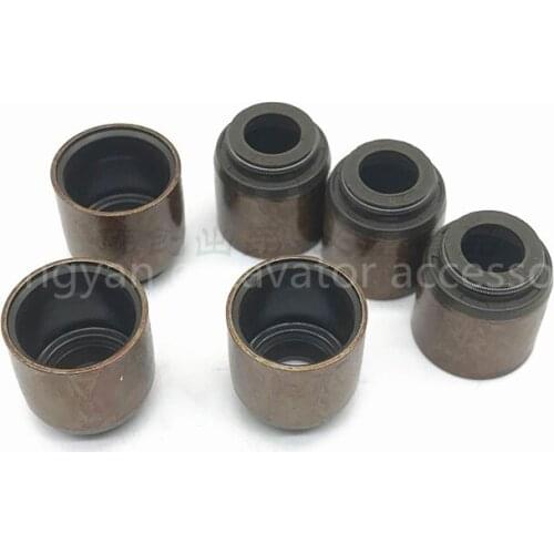 Free Shipping Valve oil seal for DB58 engine repair Doosan Daewoo DH150-7 210 215 225-7-5 DB58 valve seal excavator parts