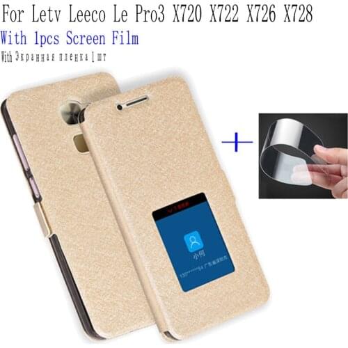 For Letv Leeco Le Pro3 X720 X722 X726 X728 Case Cover Flip Leather Smart View Window Shell for Letv le Pro 3 Phone Holster cases
