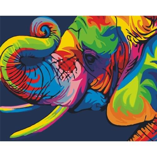 Flame Oil Painting By Number Set On Canvas 40x50cm No Frame Set Acrylic Paint For Adults Picture Drawing Color By Numbers