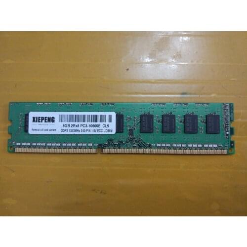 For IBM System x3250 M4 x3250 M3 x3250 M2 x3200 M3 Server RAM 8GB 2Rx8 PC3-10600 4G DDR3 1333MHz ECC unbuffered Memory DDR3-1333