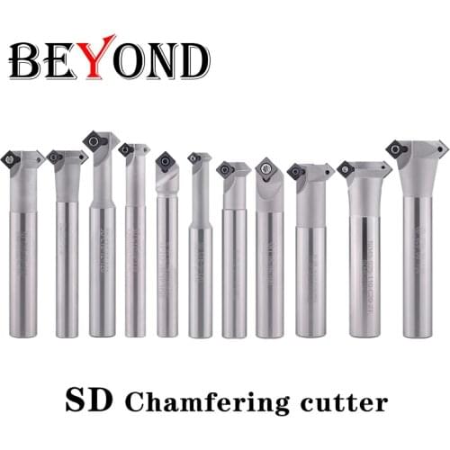 BEYOND SD Internal And External Chamfering Cutter Indexable 45 Degree C20-20-110 20mm Chamfer Milling Cutter Insert SPMW SDMB