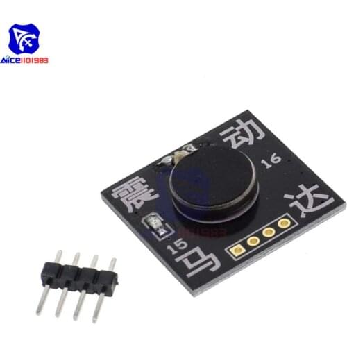 Diymore Vibration Motor Module High Level & Low Level Vibration Mini Motor Module for Arduino 5V