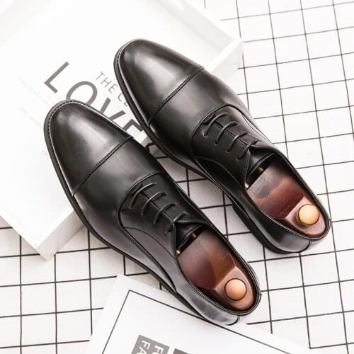 Mens Dress Shoes Patent Leather Plus Size Pointed Toe Oxford Flats Casual Shoes Formal Business Shoes Wedding Party Shoes