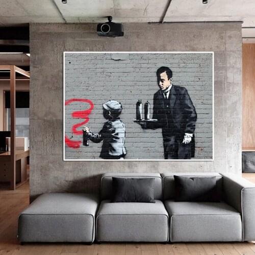 Street Graffiti Art Wall Picture Vintage Figure Canvas Paintings Prints Modern Decor Posters For Home Living Room Cuadros