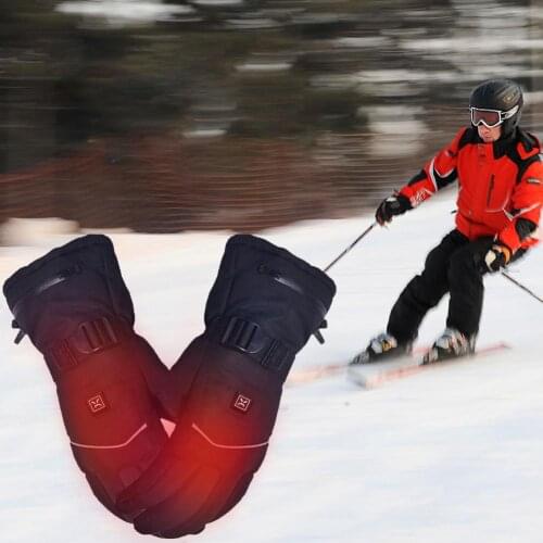 7.4V 2600mAh/3200mAh European Standard American Standard Charging Heating Gloves Ski Gloves Winter Riding Electric Gloves