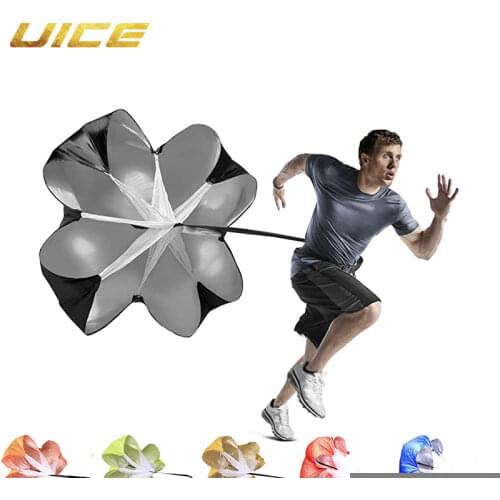 56 Inch Speed Drills Resistance Parachute Adjustable Waist Belt Quick Release Strap for Hockey Sport Running Speed Training