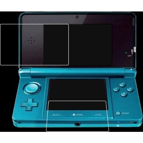 2017 New Promotion Clear Top + Bottom Screen Protectors LCD Screen Film For Nintendo For 3DS XL LL
