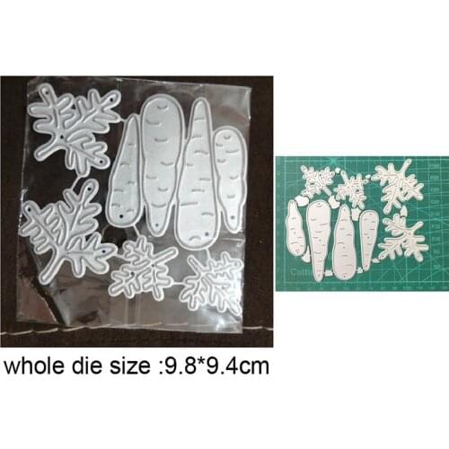 Carrot leaf set metal cutting dies Embossing dies Scrapbooking dies paper card album craft knife mould blade punch stencils dies