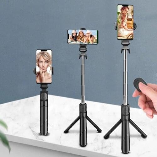 3 In 1 Tripod Bluetooth Selfie Stick for Iphone For Xiaomi/samsung Holder Stick Remote Control Selfie Stick