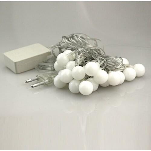 LED Ball string lights 5m 20 leds fairy Christmas tree light wedding pendant garland patio lights with tail plug