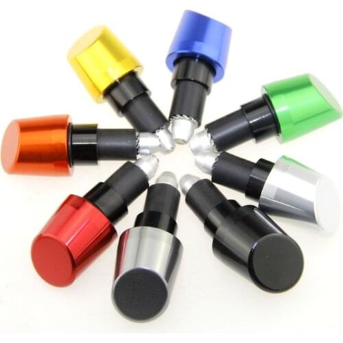 Motorcycle Universal 7/8" 22mm Aluminum Handlebar Hand Grips Bar Ends Caps For Honda For Yamaha For Kawasaki z800 z750 z1000