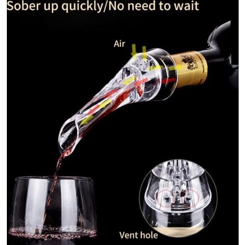Hot Wine Pouring Appliance As Red Wine Decanter Magic Inclined Mouth Gift Box Hawkbeak Mini Quick Decanter