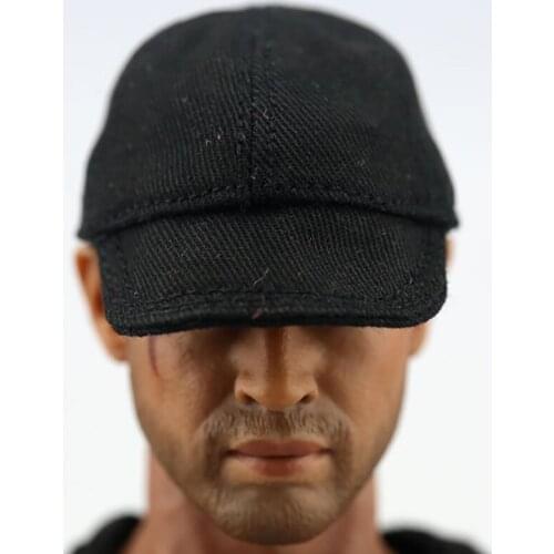In Stock 1/6 Trend Soldier Male Black Hat Hat Model Fits 12''action Figure Body Collectibles Can Also Be Used As Holiday Gifts