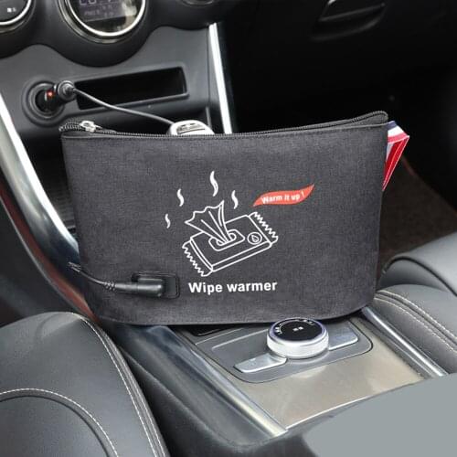 Newborn Baby Wet Wipes Heater Portable Car Wipes Heater Diaper Wipes Dispenser Baby Wipes Thermostat Warm Bag