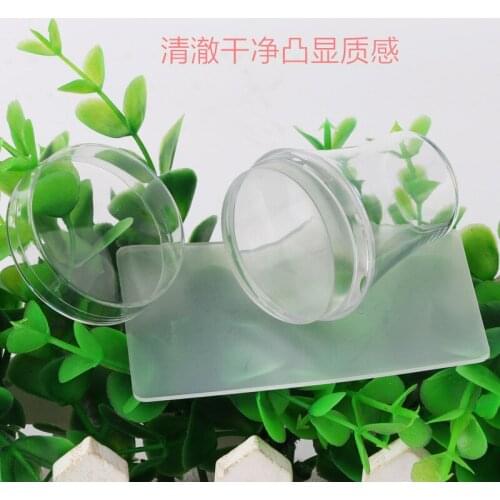 Nail Seal Scraper Transparent Silicone Seal Headband Large Scraper 3 .8cm Silicone Headband Cover Stamping Nail Art Tools