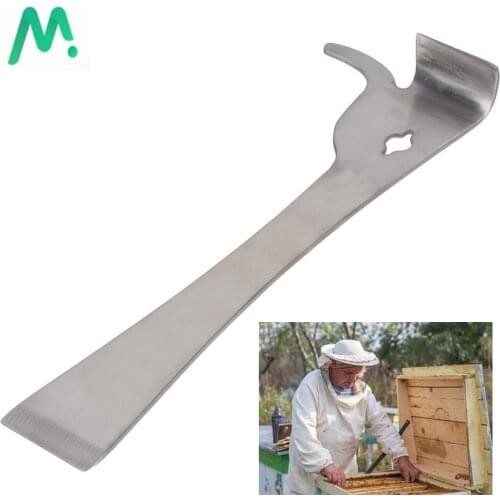 1PC Multifunction Bee Tools Stainless Steel Thumb Type Bee Honey Knife BeeHive Scraper Honey Uncapping Cutter Beekeeping Tools