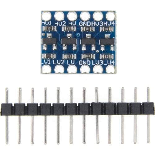 10pcs 4 channel IIC I2C Logic Level Converter Bi-Directional Module 5V to 3.3V