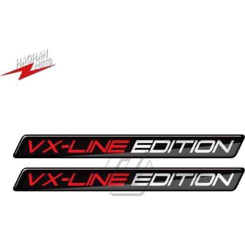 3D Resin Motorcycle Decal VX-line Edition Sticker Motorbike Car Stickers