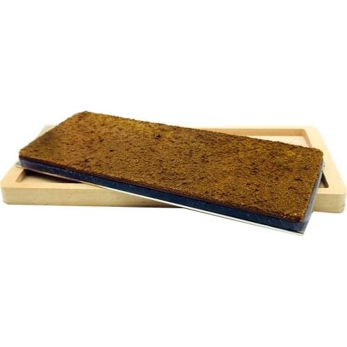 Leather Honing Strops add Diamond whetstone bar Sharpening Stone Polishing Hone Block Whetstone Knife Tool Wood non-slip base
