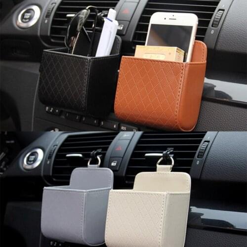 Car Storage Bag Air Vent Dashboard Tidy For Toyota Land Cruiser 4Runner Avalon Camry Corolla FJ