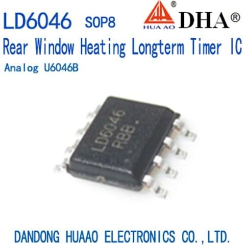 LD6046 U6046B Automotive Car Rear Window Heating Long-term Timer ASIC SOP8