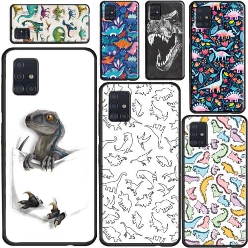 Cute Dino Dinosaur Case For Samsung A51 A71 A11 A31 A10 A20 A30S A40 A50 A70 A20e A21S A12 A32 A42 A52 A72