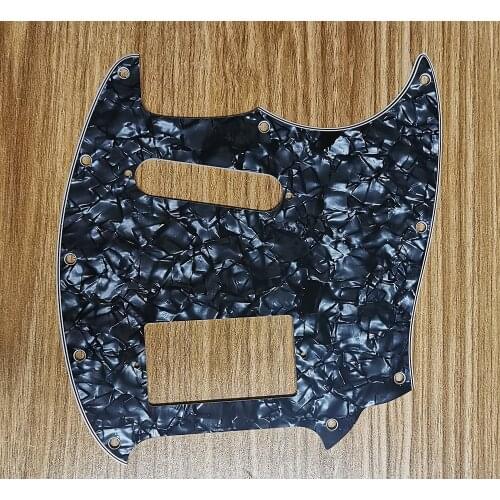 Pleroo Guitar Parts For FD US 11 Scwer Holes Mustang Guitar Pickguard With Singe pick and humbucker Scratch Plate