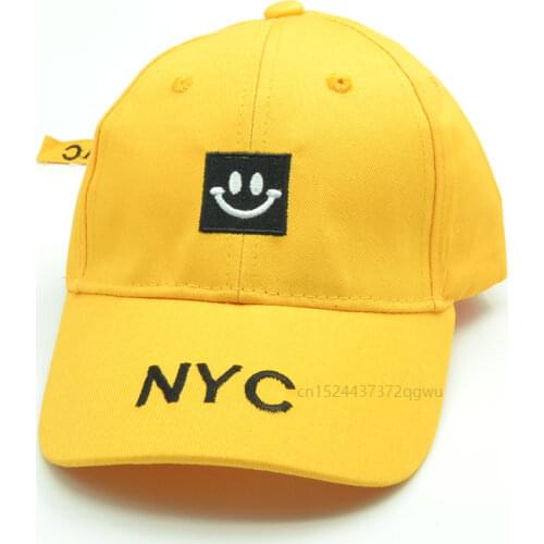 NYC letter Kids Baseball Cap Boys Snapback Hats Hip Hop Caps Baby Girls Summer Cartoon Embroidery Sun hat