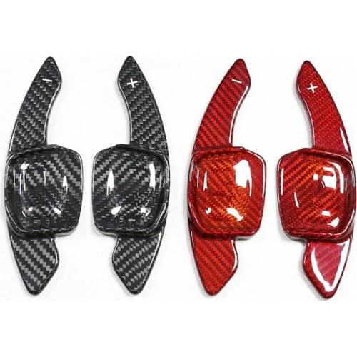 For VW GOLF GTI R GTD GTE MK8 GTI cc 2021 Real Dry Carbon Fiber Car Accessory Steering Wheel Shift Paddle Shifter Extension