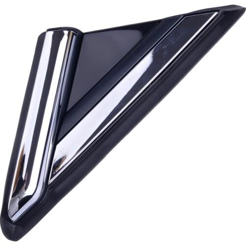 DWCX Front Right Window Door Mirror Triangle Cover Trim Panel Car Plastic Fit For Ford Fusion 2013 2014 2015 2016 2017 18