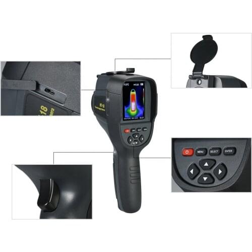 Infrared Temperature Heat camara termografica Digital Thermal Imager Detector