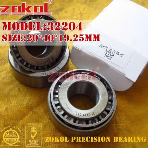 ZOKOL bearing 32204 7504E Tapered Roller Bearing 20*40*19.25mm