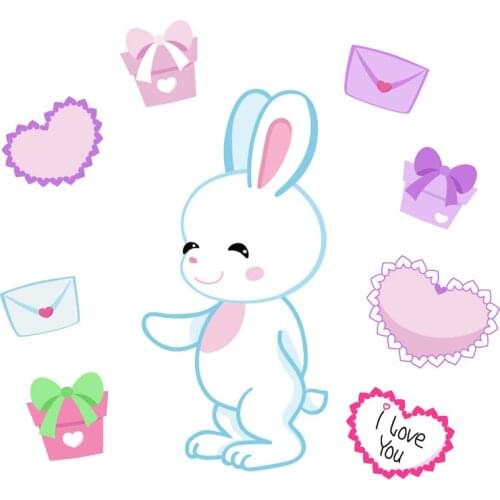 Cute Cartoon Animal rabbit Metal steel Die Cuts Cutting Dies stencils For DIY Scrapbooking Photo Album Embossing paper Card
