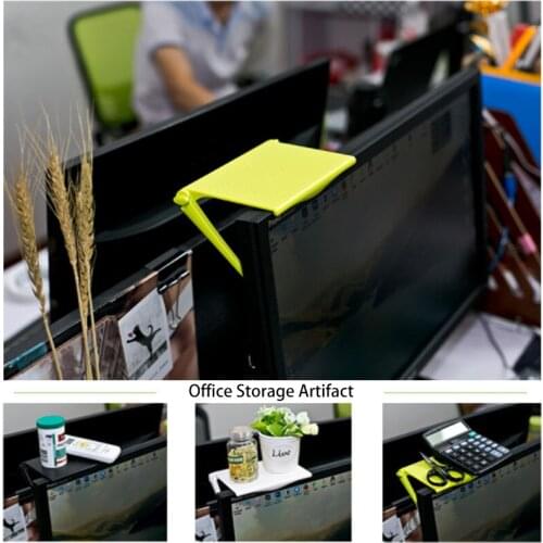 Multi-functional Storage Rack Screen Top Shelf TV Computer LCD Display Rack Screen Storage Bracket Office Home Rack Holder Tools