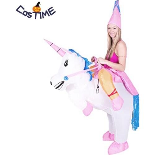 Inflatable Pegasus Costume Child Adult Pony Riding Inflatable Costume Hallween Party Costumes Fancy Dress Funny Costume