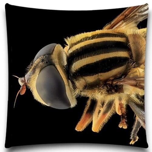 Bee/Butterfly Animals Style Cotton polyester Square Cushion Cover Plant sofa Car Seat Decorative 5 size 9 style