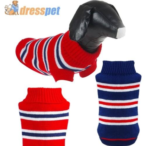 XS-XL Pet Dog Clothes Warm Christmas Sweater Cat Knitting Crochet Cloth Sweater For Chihuahua Small Puppy Yorkie Winter Clothing