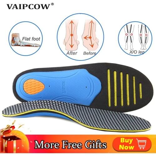 VAIPCOW Orthopedic Shoes Sole Insoles Flat Feet Arch support Unisex EVA Orthotic Arch Support Sport Shoe Pad Insert Cushion