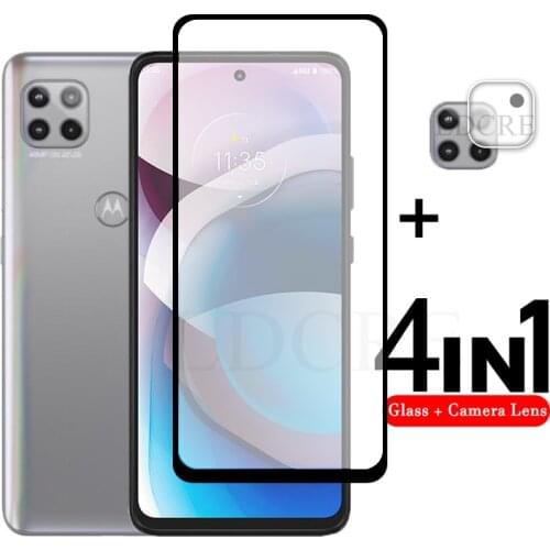 Full Cover Glass For Motorola One 5G UW Ace Glass Protective Glass for Motorola One 5G UW Ace Camera Lens For Moto One 5G UW Ace