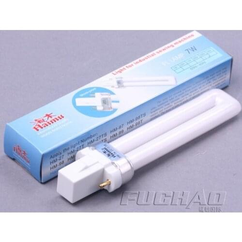 LIGHT FOR INDUSTRIAL SEWING MACHINE Shock-proot Lamp Tube 7W OF POWER Energy-saving Double Pin Plug Multi-type Compatible