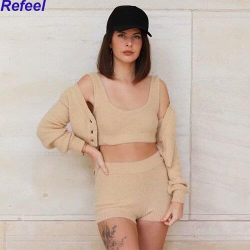 Summer Cardigan Ladies Fashion V-neck Buttons Sexy Short Cardigan Chic High Street Retro Ladies Casual Sweater Top