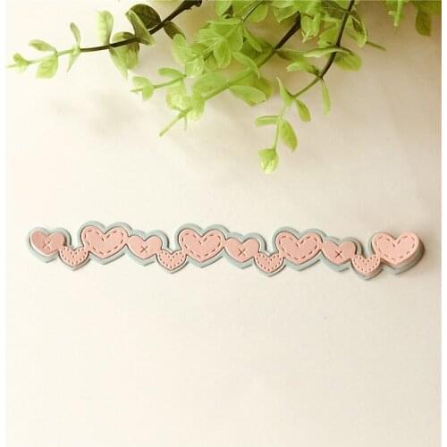1pc Decorative Metal Cutting Dies DIY Love Banner Stencil For Scrapbooking Photo Album Embossing Paper Cards 15.1*3.1cm