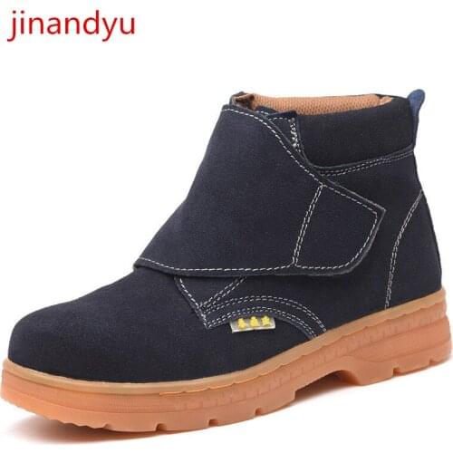 Safety Work Shoes Steel Toe Construction Safety Boots Men Comfy Protective Puncture Proof Work Shoes Male Indestructible Shoe