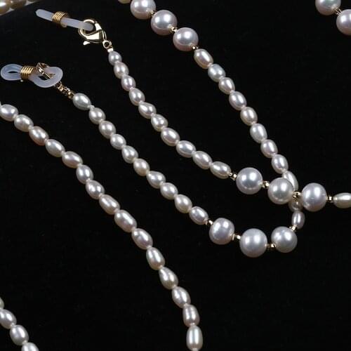 Fashion Pearl Sunglasses Chain Eye Glasses Holder Accessories Pearl Eyewear Chain For Woman Jewelry
