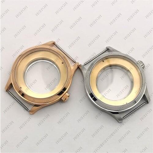 NEITON 2027 42mm watch case ETA 2836 Miyota 8215 DG2813 ST1612 watch strap width 22mm