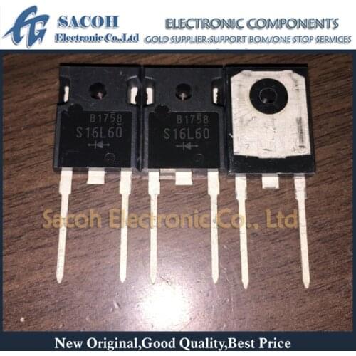 New original 10PCS/Lot S16L60 MTO-3P 16A 600V FRED Fast Recovery Diode